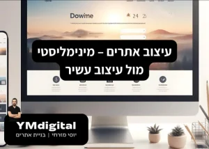 עיצוב אתרים — מינימליסטי מול עיצוב עשיר